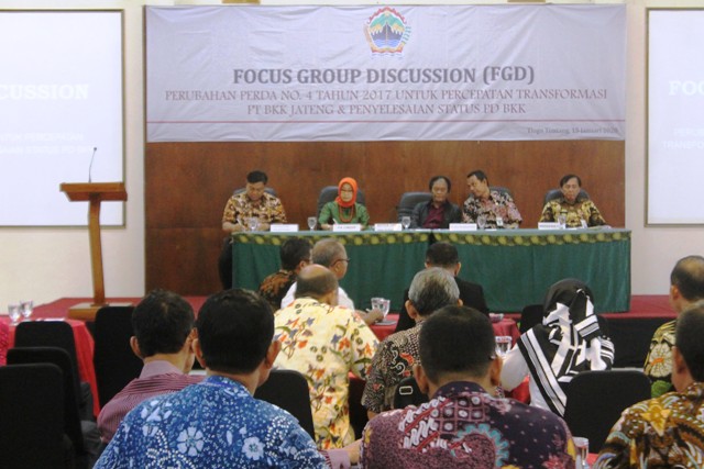 FGD: Transformasi PD BKK Jadi PT. BKK Jateng