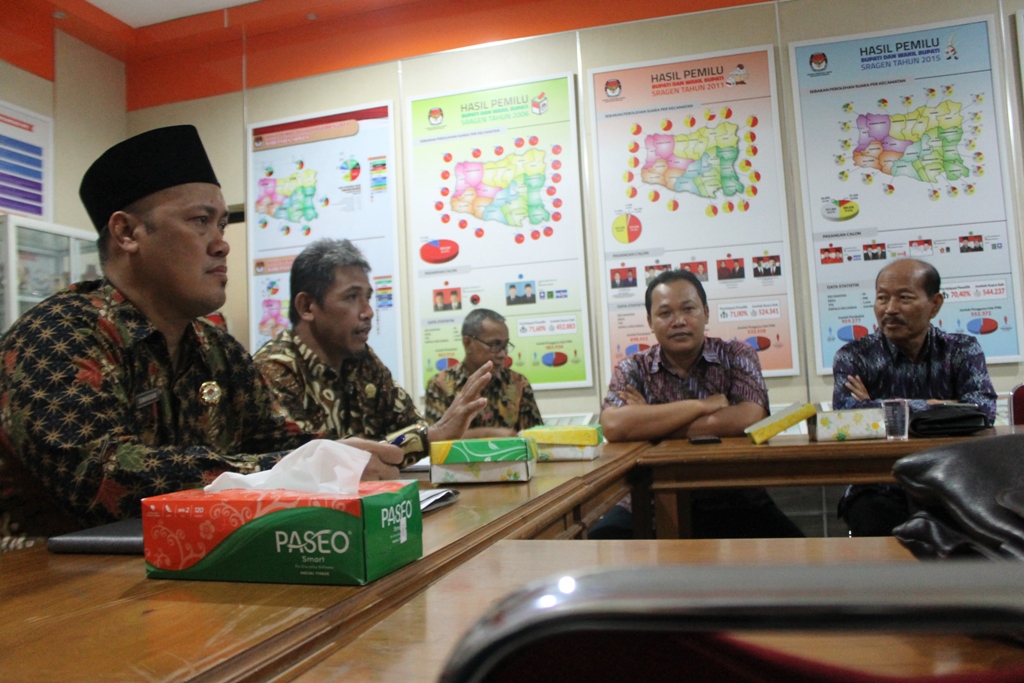 Komisi A Ingin KPU Sragen Bisa Laksanakan Tahapan Pilkada