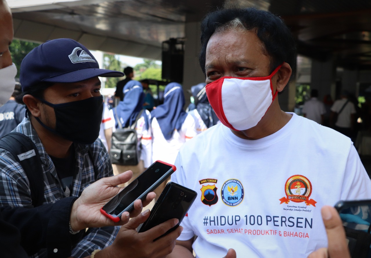 HANI 2020: Pemusnahan Barang Bukti Narkoba & Miras di Gubernuran