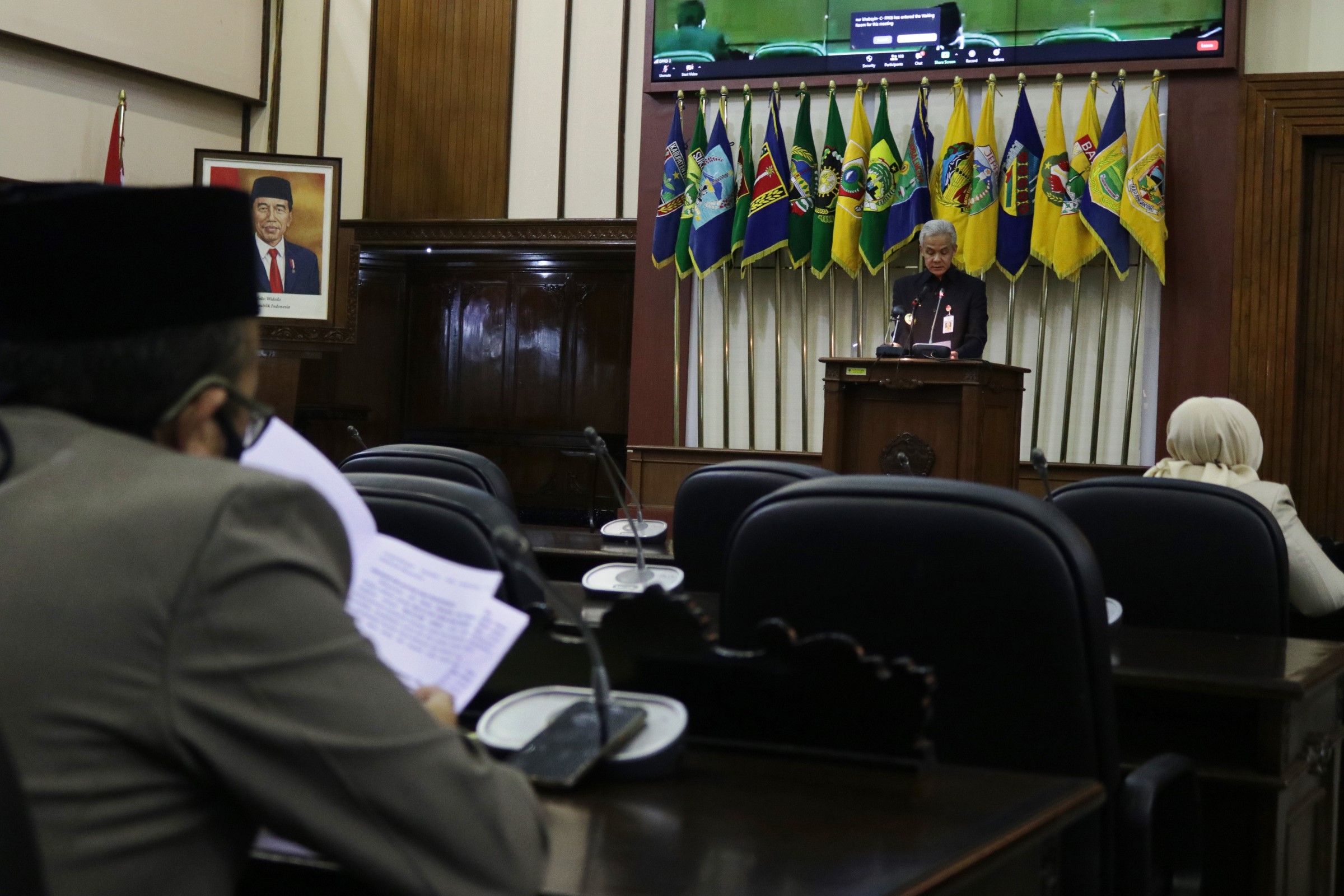 RAPAT PARIPURNA VIRTUAL: Raperda Pertanggungjawaban Pelaksanaan APBD 2019