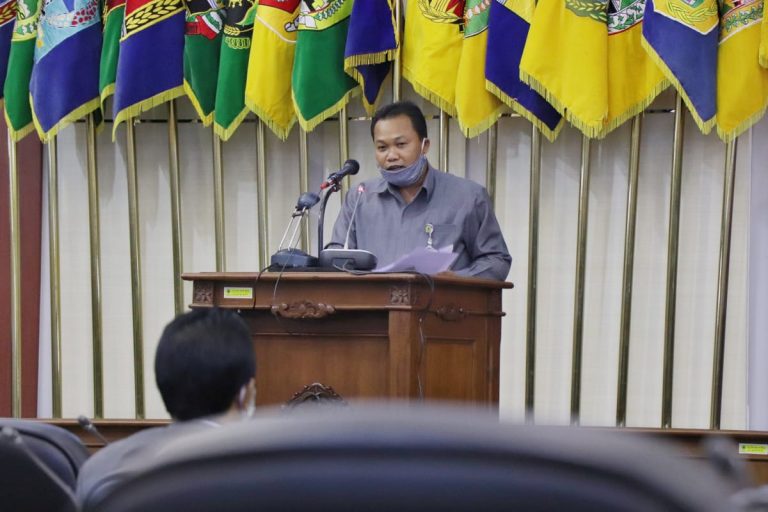 RAPAT PARIPURNA VIRTUAL: Penyampaian Propemperda 2020