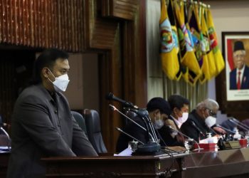 RAPAT PARIPURNA VIRTUAL: Putuskan Raperda Kepemudaan & Perubahan PT Air Bersih Tirta Utama