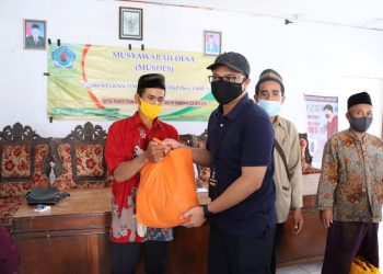 Setwan Jateng Salurkan 60 Paket Sembako di Desa Binaan