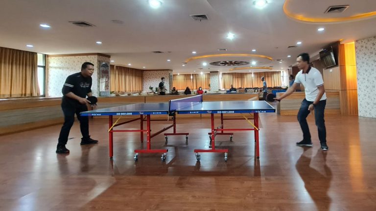 Jelang HUT Korpri, Setwan Gelar Turnamen Tenis Meja