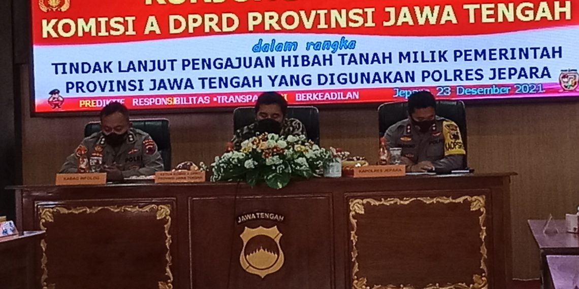 Komisi A Pantau Pengajuan Hibah Aset Polres Jepara