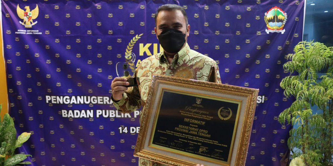 Setwan Jateng Raih KIP Award