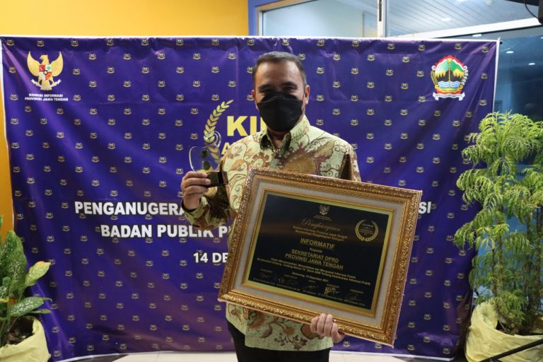 Setwan Jateng Raih KIP Award