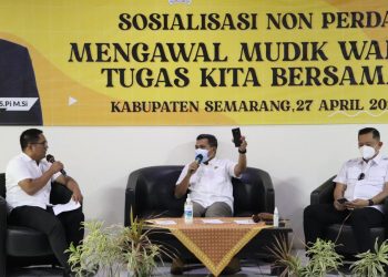 SOSIALISASI NON-PERDA: Bersama Mengawal Mudik Lebaran