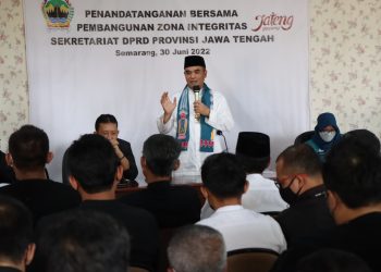 Setwan Jateng Pakta Integritas menuju Wilayah Bebas Korupsi