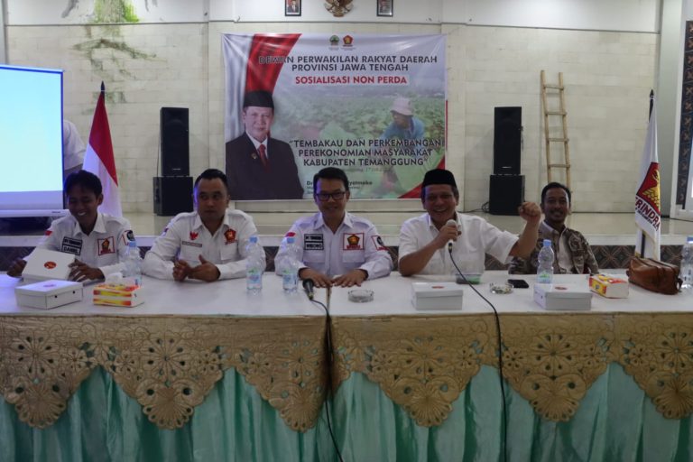 SOSIALISASI NON-PERDA: Tembakau Asli Temanggung Tak Tertandingi