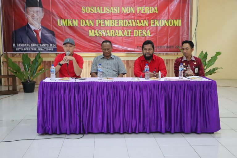 SOSIALISASI NON-PERDA: Pengembangan UMKM & Pemberdayaan Masyarakat Desa