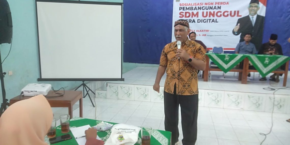 SOSIALISASI NON PERDA: Ciptakan SDM Berkualitas di Era Digital