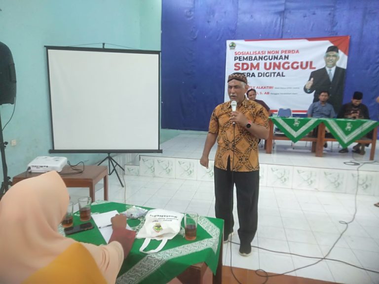 SOSIALISASI NON PERDA: Ciptakan SDM Berkualitas di Era Digital