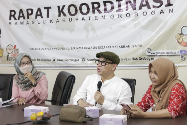 Kegiatan Pengawasan Bawaslu Grobogan Dipantau