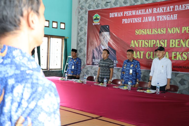 SOSIALISASI NON-PERDA: Perlunya Antisipasi Bencana saat Cuaca Ekstrim