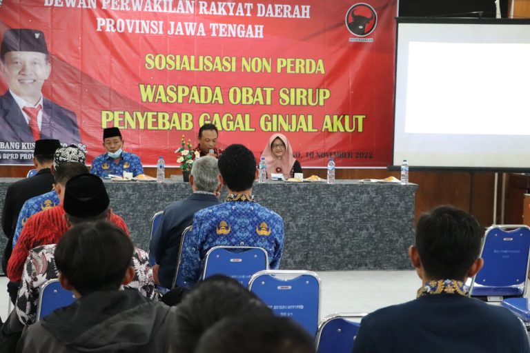 SOSIALISASI NON-PERDA: Waspadai Obat Sirup Penyebab Gagal Ginjal Akut