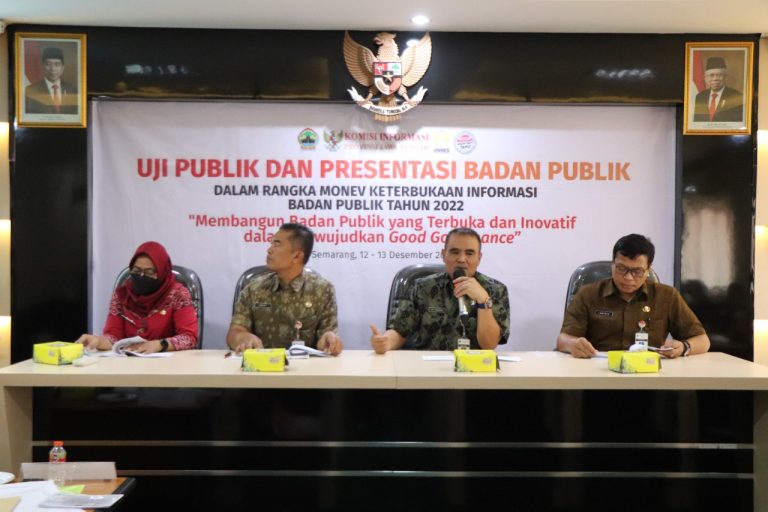 Setwan Jateng Ikuti Uji Publik Komisi Informasi