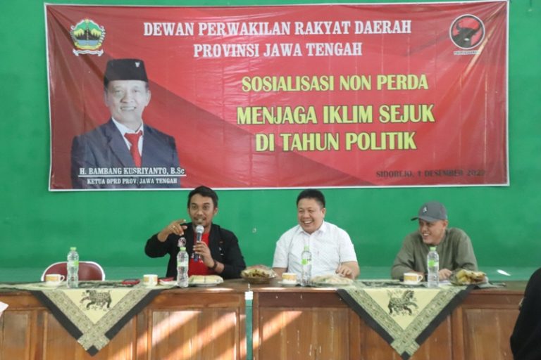 SOSIALISASI NON-PERDA: Jaga Terus Harmonisasi Meski Beda Pilihan  