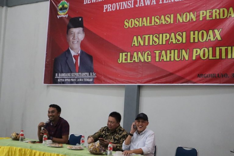 SOSIALISASI NON-PERDA: Awas, Waspadai Hoaks di Tahun Politik