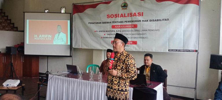 SOSIALISASI NON-PERDA: Pentingnya Menghormati Hak Penyandang Disabilitas
