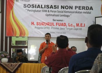 SOSIALISASI NON-PERDA: Penguatan Kelembagaan Guna Tingkatkan SDM