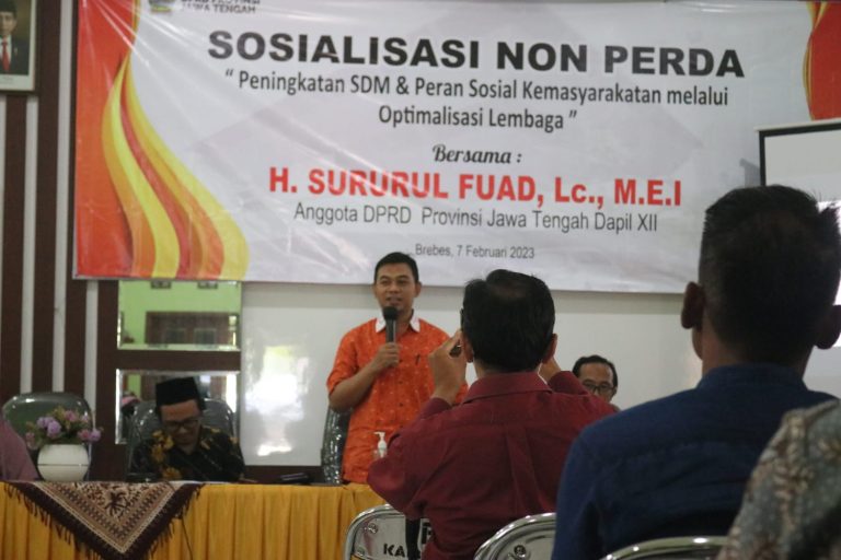 SOSIALISASI NON-PERDA: Penguatan Kelembagaan Guna Tingkatkan SDM
