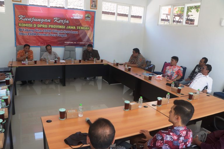 Kantor Cabang Dinas ESDM Sewu Lawu Diharapkan Bisa Menunjang Kinerja