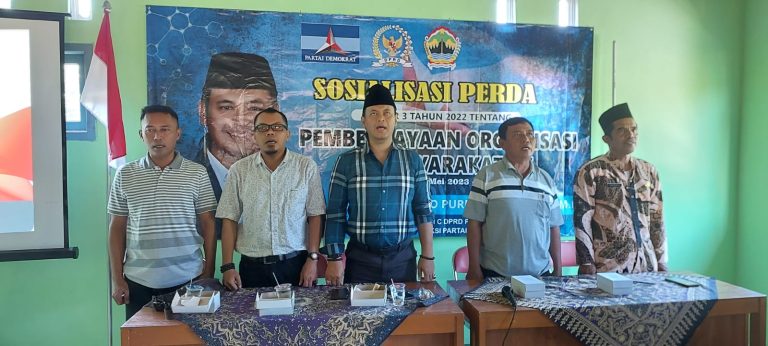 SOSIALISASI PERDA: Masyarakat Perlu Pahami Peran Ormas dalam Pembangunan Daerah