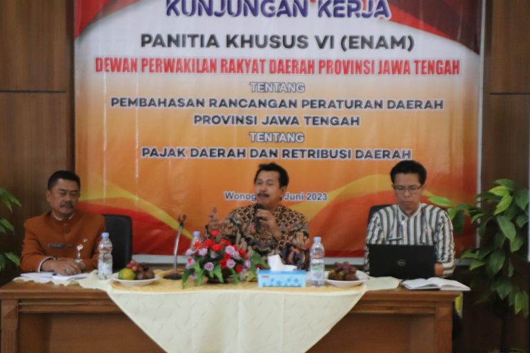 Pansus VI Diskusikan Penerimaan Pendapatan di UPPD Wonogiri