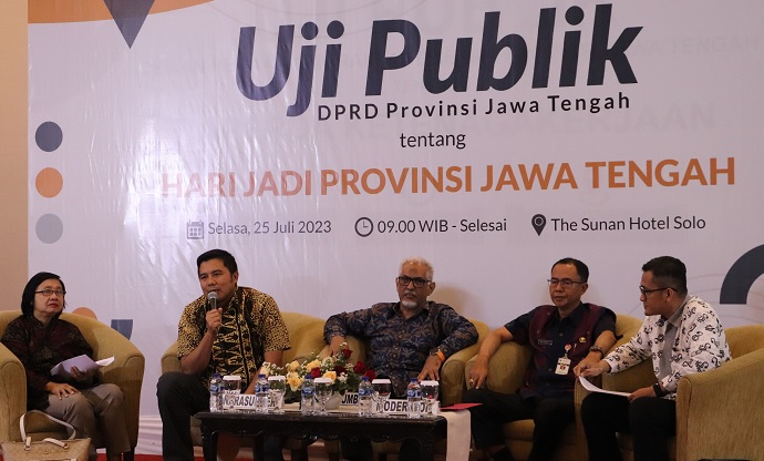 UJI PUBLIK RAPERDA: Penyesuaian Hari Jadi untuk Pertegas Sejarah Jateng 
