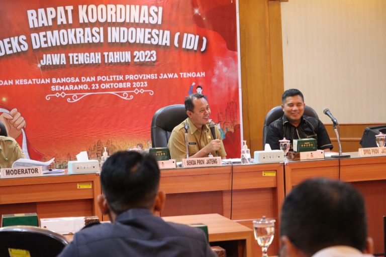 RAKOR IDI: Jateng Raih Peringkat Ketiga Indeks Demokrasi 2022