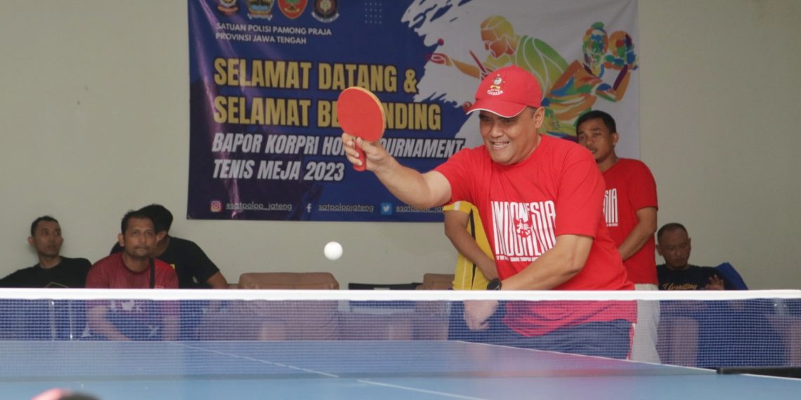 Bapor Korpri Jateng Cari Bibit Atlet Tenis Meja