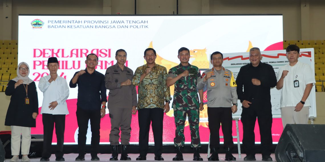 Jateng Gelar ‘Deklarasi Pemilu Damai 2024’