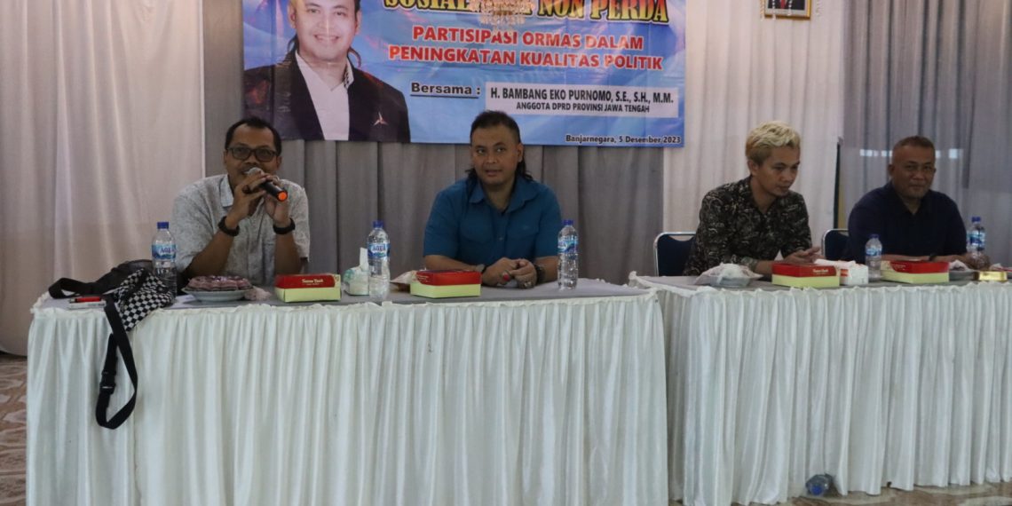 SOSIALISASI NON-PERDA: Ormas Berperan Tingkatkan Kualitas Politik