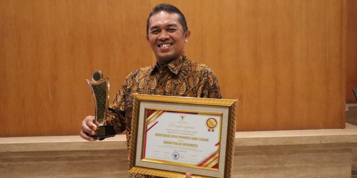 Setwan Jateng Raih KIP Award 2023 sebagai Badan Publik Informatif