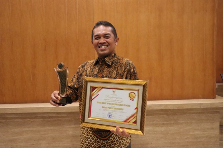 Setwan Jateng Raih KIP Award 2023 sebagai Badan Publik Informatif