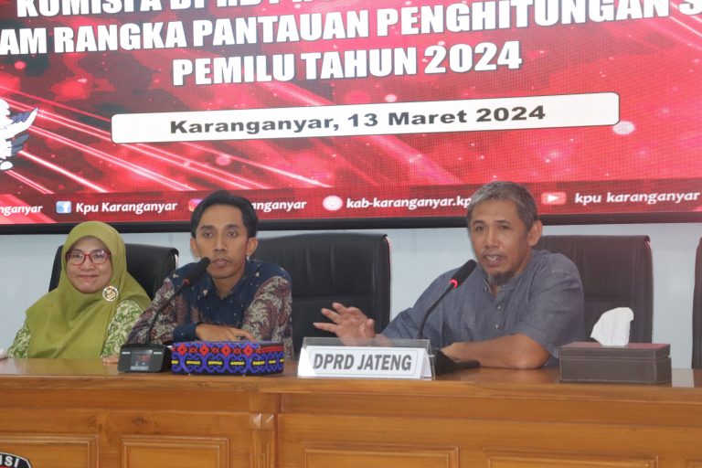 Proses Pemilu di Karanganyar Dipantau