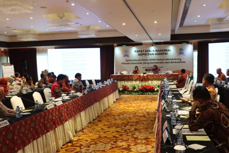 Rakernas ADPSI & Asdepsi: DPRD Perlu Mengawal Kelancaran Pilkada 2024