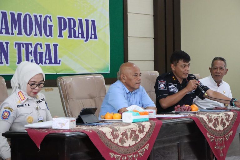 Susun Raperda Trantibum Linmas, Komisi A Sambangi Satpol PP Kabupaten Tegal