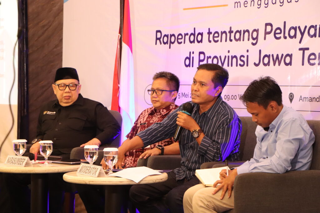 PEKALONGAN - DPRD Provinsi Jateng tengah menggagas perubahan Perda Nomor 7 Tahun 2015 tentang Pelayanan Publik. Perubahan tersebut dimaksudkan guna menyesuaikan dengan dinamika kebutuhan masyarakat dan perkembangan teknologi.
