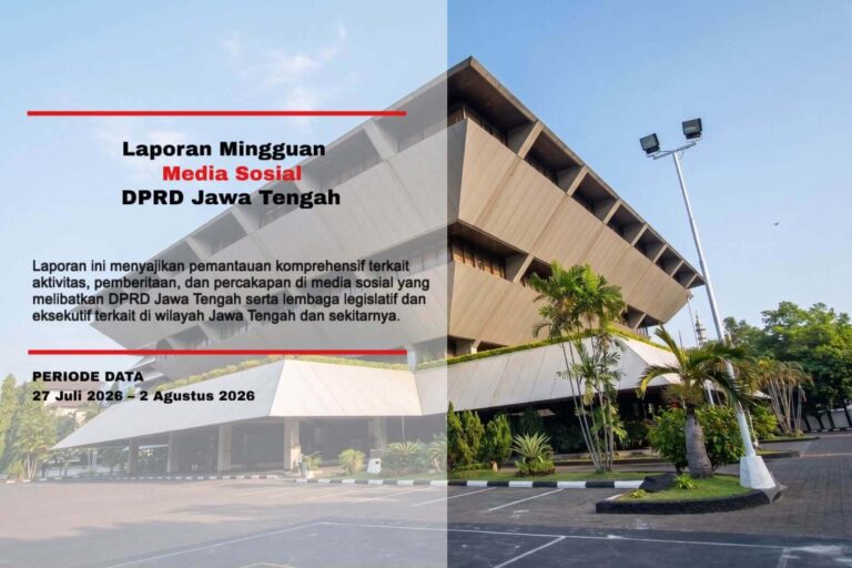 Laporan Mingguan Media Sosial DPRD Jawa Tengah